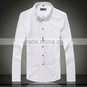 Non Iron Men's Shirt White Shirt Dress Shirt thumbnail-1