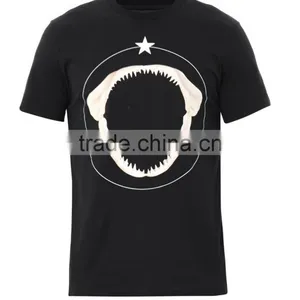 Men Tshirt With Shark Tooth Print thumbnail-1