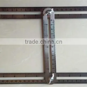 New Multi Angle Stainless Steel Ruler Measures All Angles Angle-izer Template Tools thumbnail-3