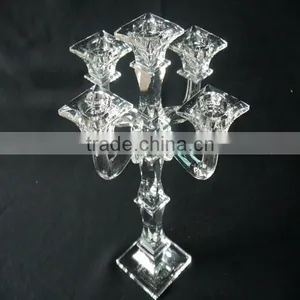 Crystal Candle Holders for Glass Wedding & Table Centerpieces thumbnail-2