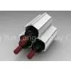 Custom 3 Bottle Honeycomb Silver Metal Display Stands For Wine thumbnail-1