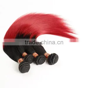 Fashion 1B/BUG Color Two Tone Color Remy Human Hair , Brazilian Hair thumbnail-3