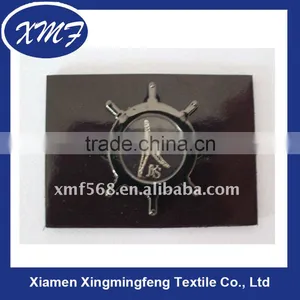 Brand Name PU Leather Labels With Metal thumbnail-1