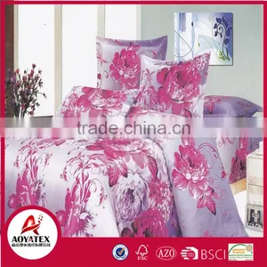 100% Polyester Hotel Bed Sheets Wholesale,70gsm Bed Sheet Microfiber for Home Using thumbnail-3