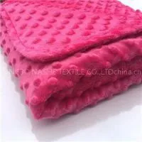 27 Colors Available Polyester Summer Use Breathable Security Baby Bubble Dots Minky Blanket thumbnail-1