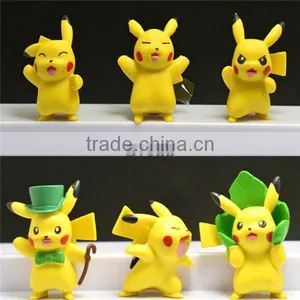 2016 Top Selling Pokemon go Action Figure Toy 6pcs Pokemon Pikachu Figure Toy Pokemon Figure Toy thumbnail-2