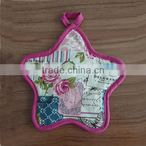Wholesale Ross Red Potholder Cotton Pot Holder Heat Resistant Neoprene Pot Holder thumbnail-2