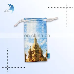 Best Price of Drawsting Mobile Phone Pouch Textile Prints Phone Bag With Custom Design thumbnail-1