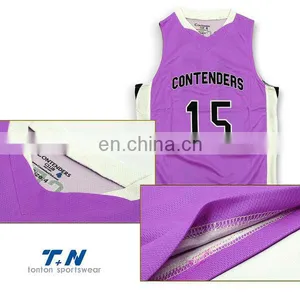Custom Sleevesless Basketball Clothes Equipments of Basketball Jersey thumbnail-1