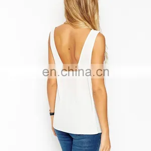 2016 Latest Women Sexy White Tank Top thumbnail-2