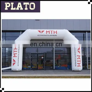 Custom Made White Inflatable Arch Mth Promotion Gate for Sale thumbnail-1