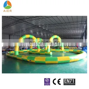 Outdoor Race Track,inflatable go Kart Track thumbnail-1