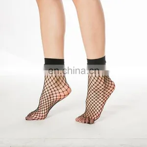The South Korean Fishing Nets Socks Summer Harajuku Retro Hollow-out the Grid Mesh Sock Short Socks thumbnail-5