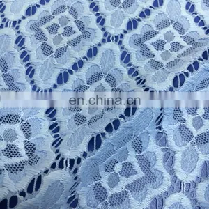 Jacquard Knitting Elastic Lace Fabric for Fashion Woman Dresses thumbnail-3