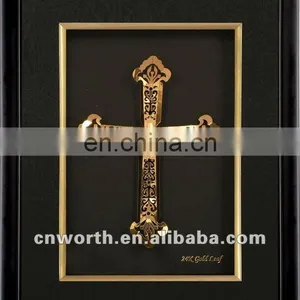 24k Gold Leaf Mirror Frame thumbnail-1