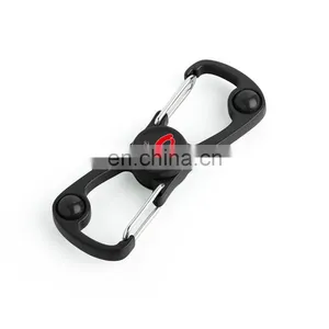 Promotion Gift Dual Zinc Alloy Carabiner Fidget Spinner thumbnail-3