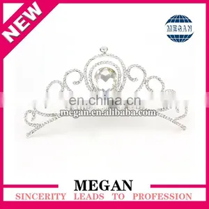 Cheap Fashion Rhinestone Pageants Tiaras Beauty Queen Crowns thumbnail-1
