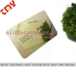 Custom Printing Machines Business Card,Cheap Metal Gold Plated Gold Edge Business Cards thumbnail-3