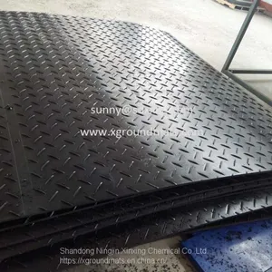 Durable HDPE Plastic Road Mat Mobile Ground Protection Mat thumbnail-4