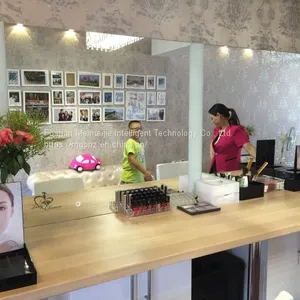 Custom Beauty Salon Beauty Mirror LED Light Mirror Wall-mounted LED Makeup Mirror Hairdressing Mirror thumbnail-1