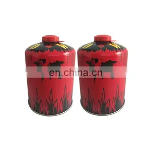 China Screw Valve Butane Gas Cartridge 450g and Tin Aerosol Can 450g thumbnail-1