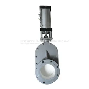 Pneumatic Ceramic Double Plate Gate Valve thumbnail-1