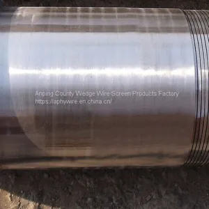 No Magnetic Stainless Steel Wedge Wire Johnson Water or Sand Control Well Screen Pipe thumbnail-5