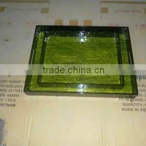 Lacquer Tray, Mother of Pearl Tray, Square Tray thumbnail-1