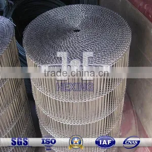 304 Stainless Steel Flat-Flex Conveyor Belt thumbnail-1