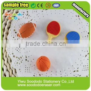 3D Balls Eraser Sport Puzzle Stationery Set thumbnail-1