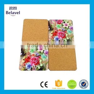 Hot Sale Square Paper Coaster Logo Printed Custom MDF Cork Coaster Supplier's Choice thumbnail-5