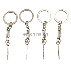 Fashion High Quality Metal Split Ring With Chain And Screw thumbnail-1