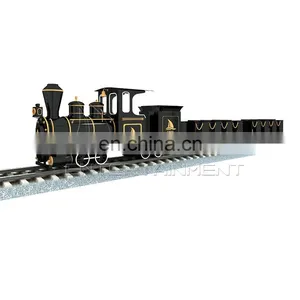 16 Person Battery Powered Ride on Train Tourist Track Train for Sale thumbnail-5