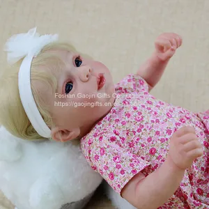 The New 17-inch Simulation Baby Reborn Doll 3D Advanced Painted Veins Visible Cross-border E-commerce Sources thumbnail-5