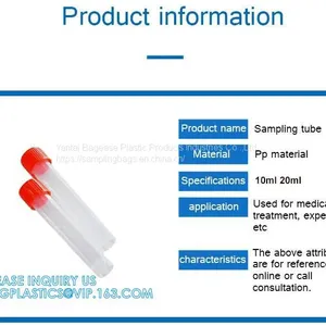 Medical 10ml Plastic Sampling Collection Tube Disposable Vacuum Blood Collection Tube, Factory Price Plastic 10ml 20ml Medical Vacuum Blood Sampling Collection Tube thumbnail-4
