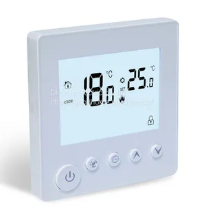 High Power 25A Electric Floor Heating Temperature Controller Wall Mounted Boiler Water Floor Heating Temperature Controller With Linkage thumbnail-2