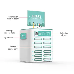Customized APP Operated Cell Phone Restaurants Charging Station Share Power Bank Charge Phone Charger Station Rental Power Bank thumbnail-1