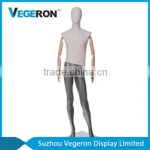 Poseable Male Mannequin With Plastic Arms thumbnail-1