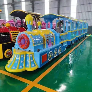 Trending Products 2024 New Arrivals Battery Powered Train Trackless Train thumbnail-3
