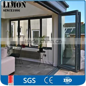 2016 Style Australian Standard Double Glazing Aluminium Bi-Folding Windows and Doors thumbnail-1