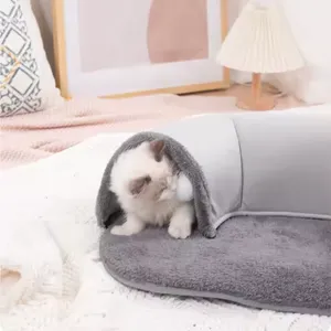 Meow Love All-in-one Eco-friendly Warm Pet Bed Multifunctional Cat Toy Nest Cat Tunnel Runway Play Sleep thumbnail-3