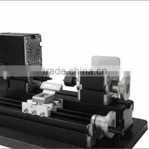 China Supplier Newest Design 60w Mini Metal Wood-turning Lathe for Hobby Model Maker thumbnail-2