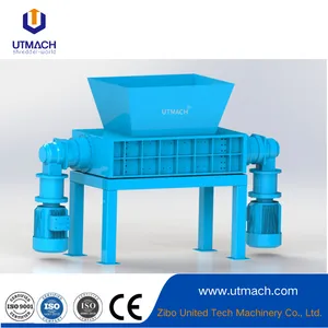 Continuous-feed Capable and Ow-speed/high-power Double Shaft Shredder thumbnail-3