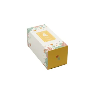 Custom Wholesale Eco-Friendly Exquisite Ivory Cardboard Cosmetic Packaging Box for Cosmetic thumbnail-5