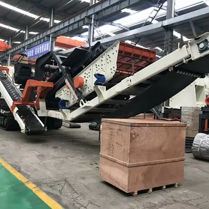 Mobile Construction Waste Crushing Station, Crawler Mobile Crusher, Foundation-free and Transferable Crushing Equipment thumbnail-3