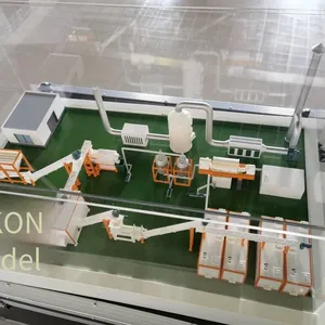 Custom-made Sand Table Models of Environmental Protection Equipment, Production of Sand Table Models of Mechanical Equipment thumbnail-2