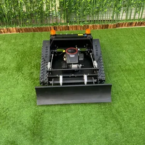 Gasoline Engine Single Cylinder 550mm Cutting Width Remote Control Slope Mower With Tracks for Lawn Cutting thumbnail-1