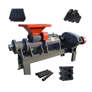 Small Scale Charcoal Briquette Making Machine Compressed Coal Industry Machines Automatic Extruder Production Line thumbnail-1