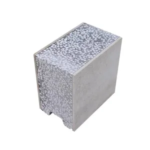 Calcium Silicate Board EPS Cement Sandwich Wall Panel Fireproof Water Resistant Eco-Friendly Hotel Roof Easy Detach Internal thumbnail-1