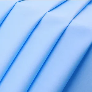 T/C65/65 45X45 96x72 58/60 Trueran 76618 White Poplin Blended Plain Woven Fabric Commonly Used for Pocket Linings, Shirts, and Lightweight Apparel thumbnail-1